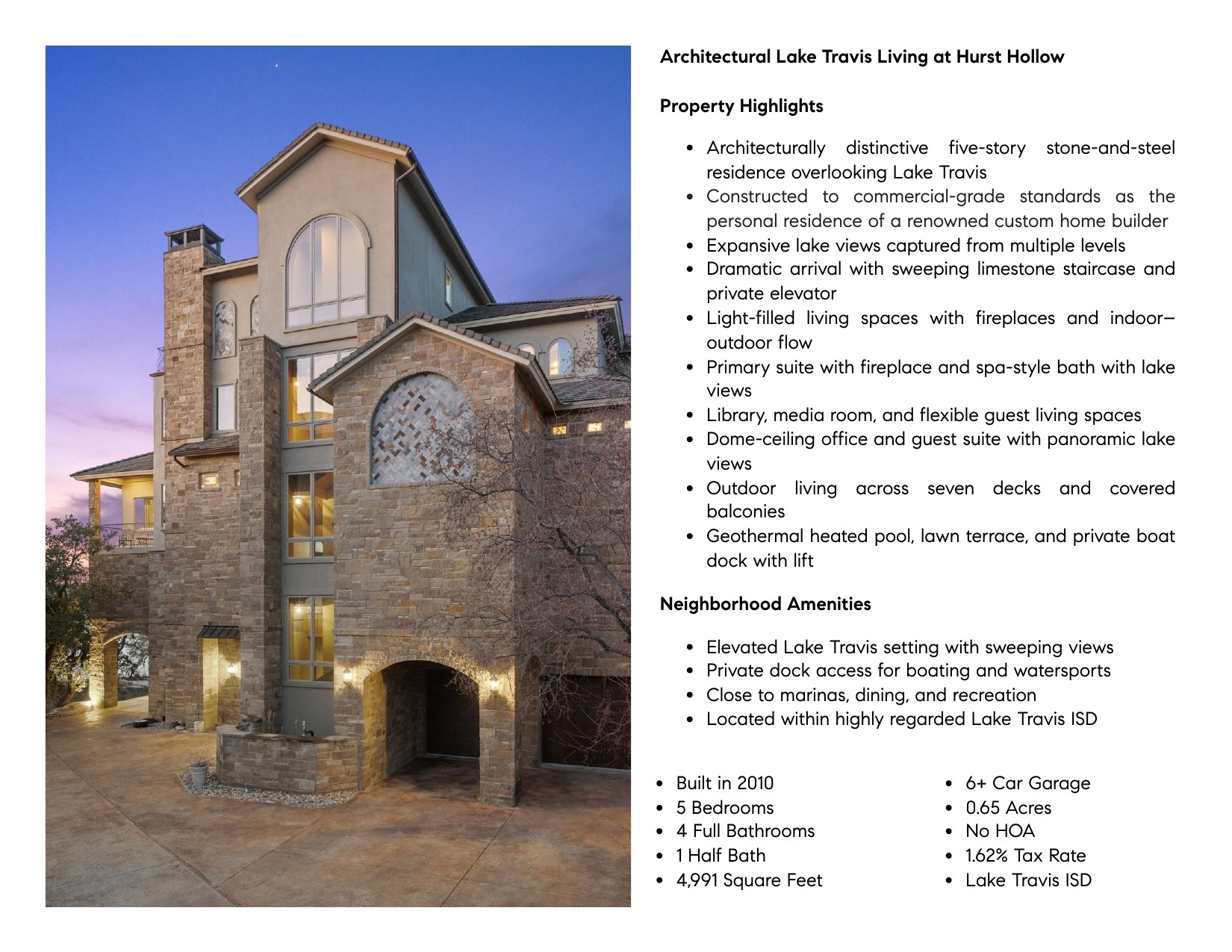 1310 Hurst Hollow - Property Highlights