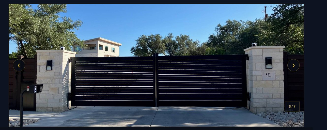 Lakeway Project - Gated Entry