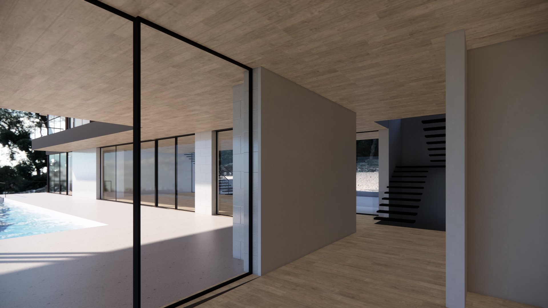 West Lake Project - Interior View from Kitchen